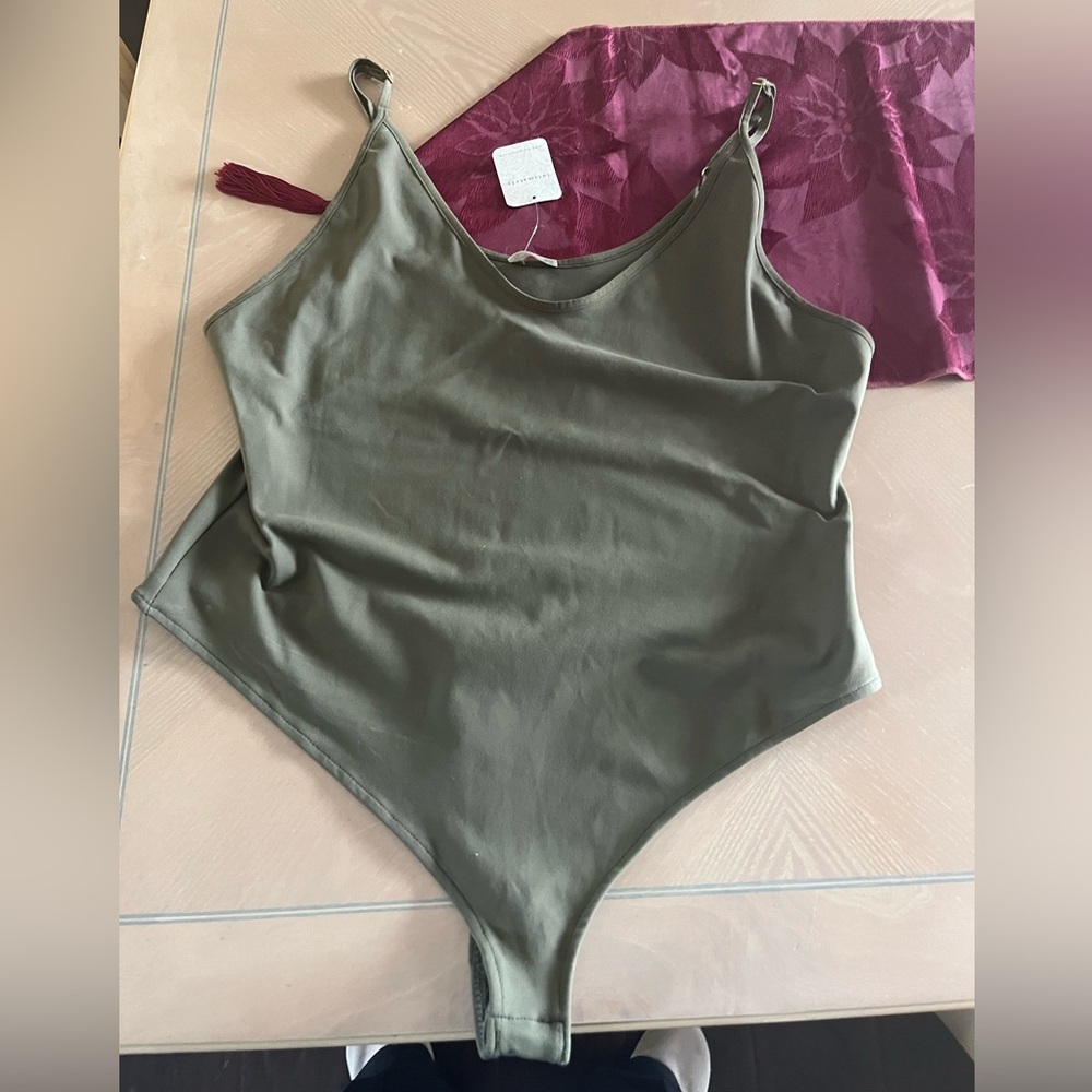 Brand, new army, green bodysuit